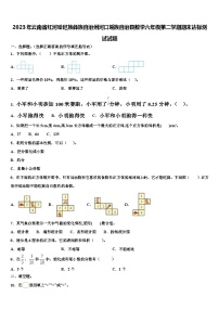 2023年云南省红河哈尼族彝族自治州河口瑶族自治县数学六年级第二学期期末达标测试试题含解析