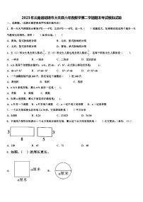 2023年云南省昭通市大关县六年级数学第二学期期末考试模拟试题含解析