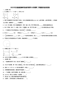 2023年云南省曲靖市宣威市数学六年级第二学期期末监测试题含解析