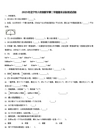 2023年北宁市六年级数学第二学期期末达标测试试题含解析