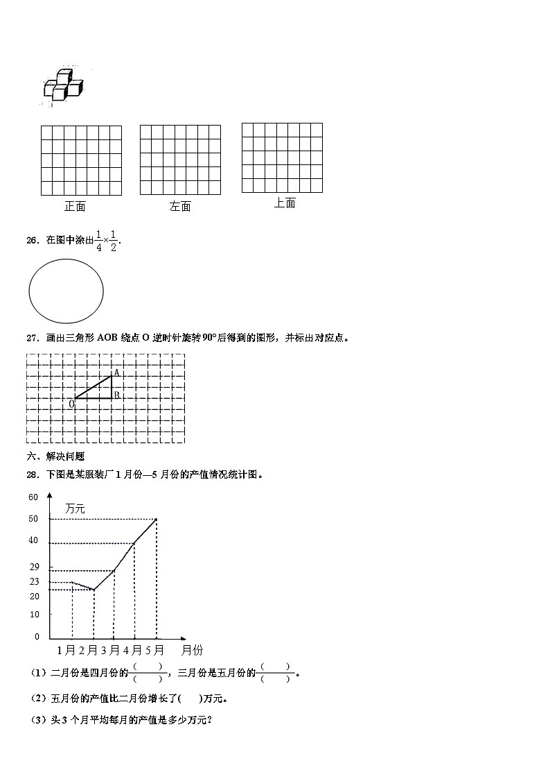 2023年内蒙古包头市六年级数学第二学期期末学业质量监测模拟试题含解析第3页