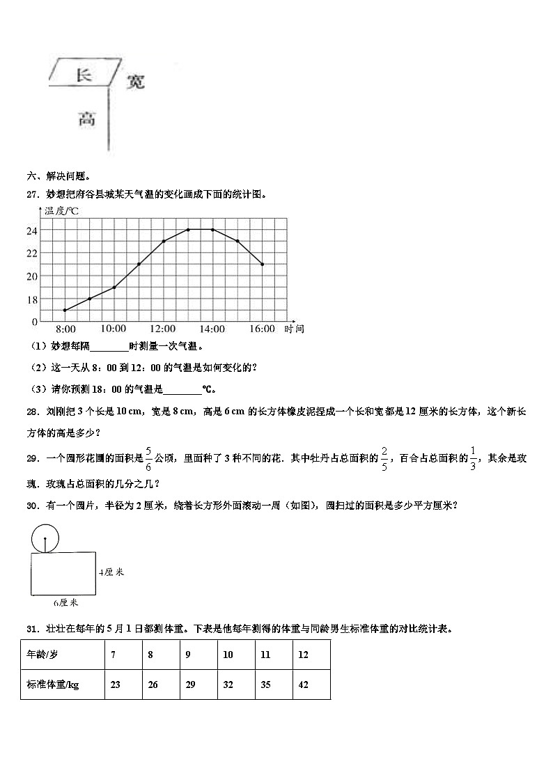 2023年内丘县数学六年级第二学期期末达标测试试题含解析第3页