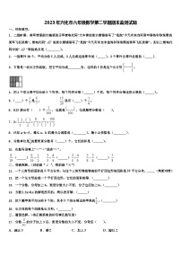 2023年兴化市六年级数学第二学期期末监测试题含解析