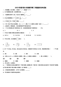 2023年博兴县六年级数学第二学期期末统考试题含解析