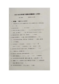 河南省驻马店市驿城区胡庙乡叶庄小学2022-2023学年三年级下学期期末质量监测数学试题