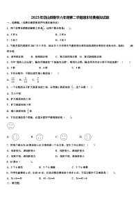 2023年岱山县数学六年级第二学期期末经典模拟试题含解析