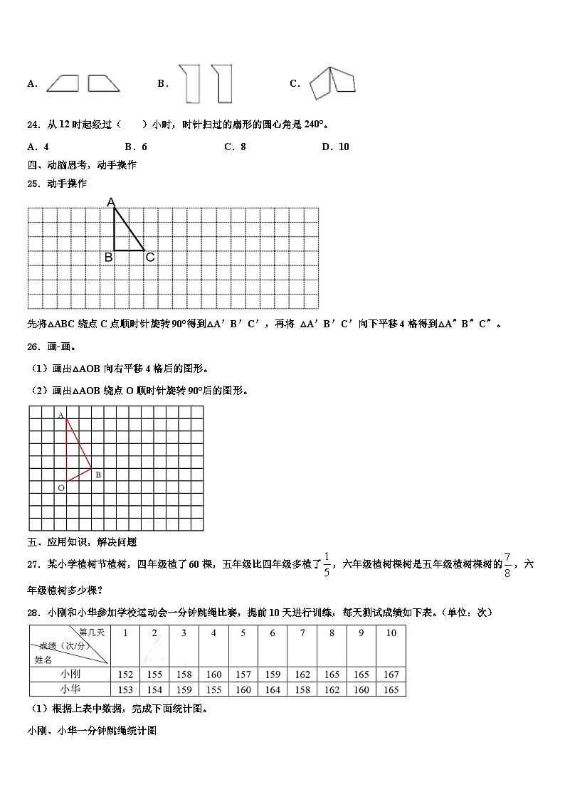2023年广西壮族南宁市良庆区数学六年级第二学期期末综合测试试题含解析第3页