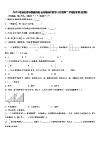 2023年德宏傣族景颇族自治州瑞丽市数学六年级第二学期期末检测试题含解析