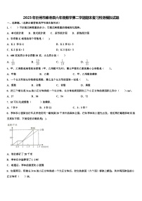 2023年忻州市神池县六年级数学第二学期期末复习检测模拟试题含解析