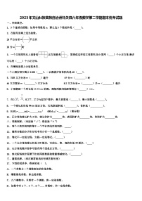 2023年文山壮族苗族自治州马关县六年级数学第二学期期末统考试题含解析