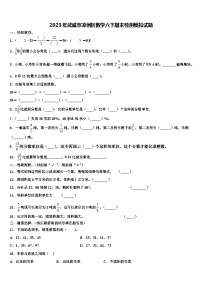 2023年武威市凉州区数学六下期末检测模拟试题含解析