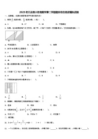 2023年江达县六年级数学第二学期期末综合测试模拟试题含解析