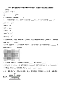 2023年河北省保定市安新县数学六年级第二学期期末质量跟踪监视试题含解析