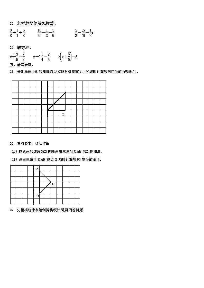 2023年河北省石家庄市平山县数学六下期末教学质量检测模拟试题含解析第3页