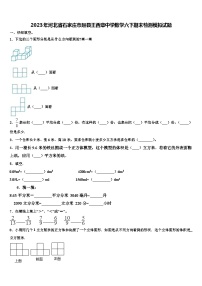 2023年河北省石家庄市赵县王西章中学数学六下期末检测模拟试题含解析