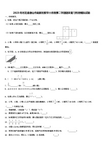 2023年河北省唐山市高新区数学六年级第二学期期末复习检测模拟试题含解析