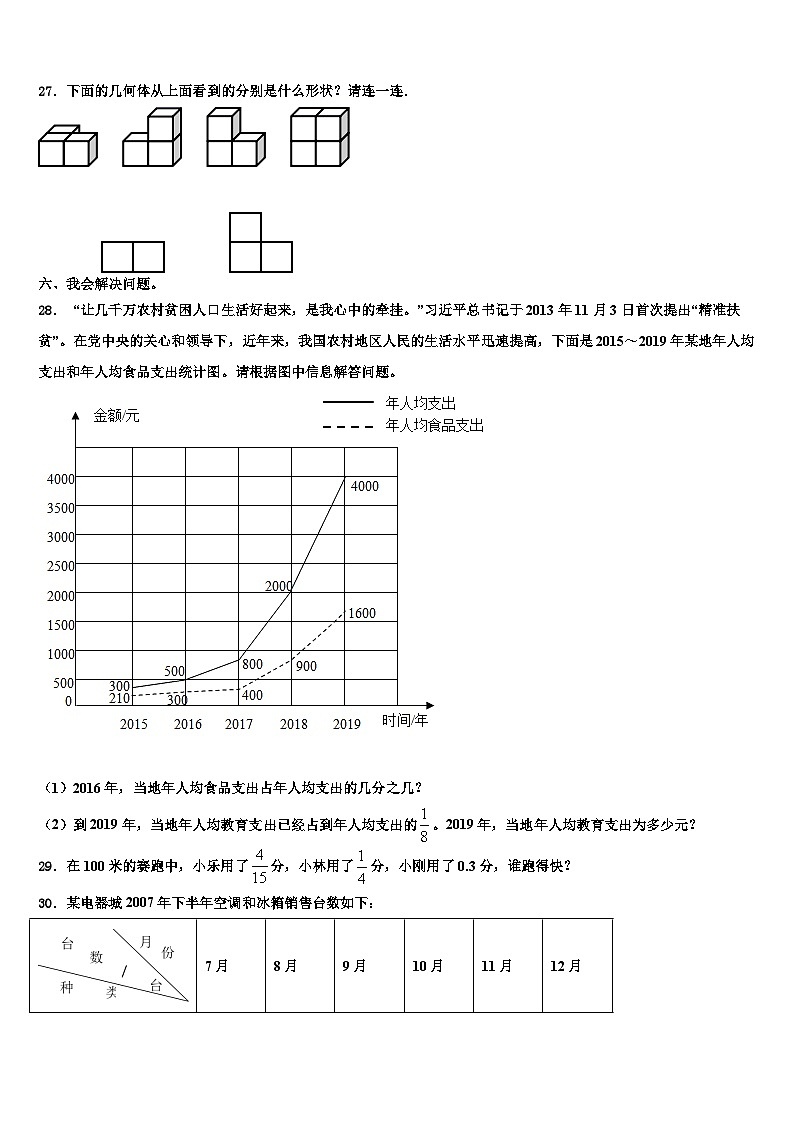 2023年河北省唐山市滦州市数学六下期末监测模拟试题含解析第3页