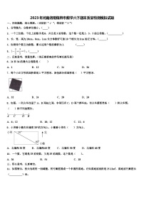 2023年河南洛阳偃师市数学六下期末质量检测模拟试题含解析