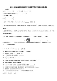 2023年河南省鹤壁市山城区六年级数学第二学期期末经典试题含解析