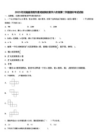 2023年河南省洛阳市廛河回族区数学六年级第二学期期末考试试题含解析