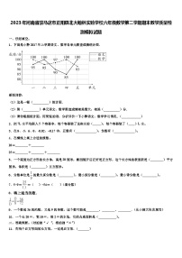 2023年河南省驻马店市正阳县北大翰林实验学校六年级数学第二学期期末教学质量检测模拟试题含解析