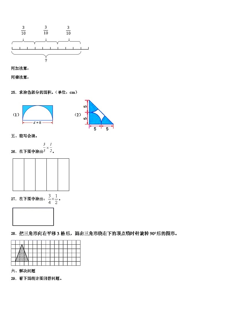 2023年海口市秀英区数学六年级第二学期期末检测模拟试题含解析03