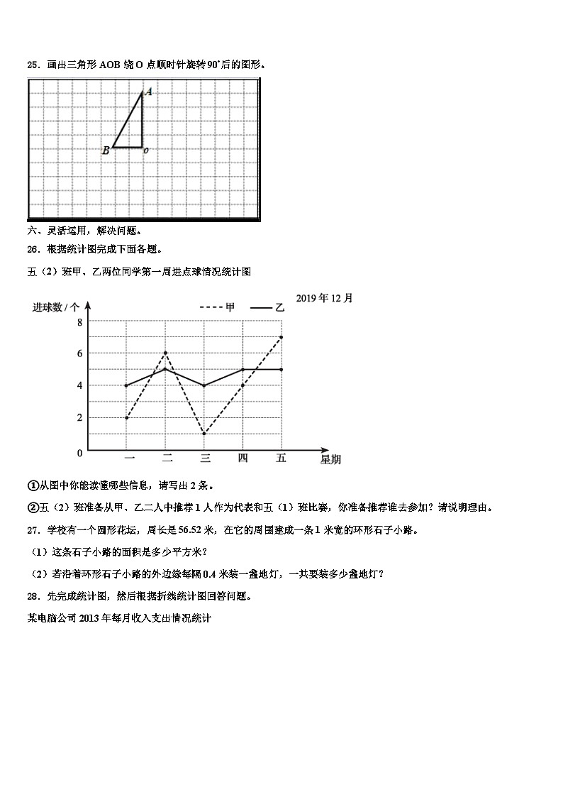 2023年海南省海口市美兰区六年级数学第二学期期末质量检测试题含解析第3页