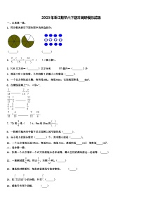 2023年浙江数学六下期末调研模拟试题含解析