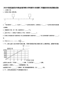 2023年湖北省武汉市青山区新沟桥小学年数学六年级第二学期期末综合测试模拟试题含解析