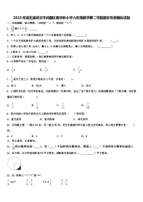 2023年湖北省武汉市武昌区昙华林小学六年级数学第二学期期末检测模拟试题含解析