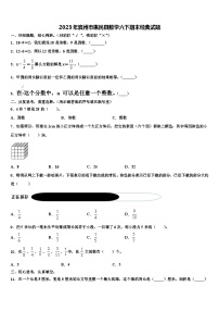 2023年滨州市惠民县数学六下期末经典试题含解析