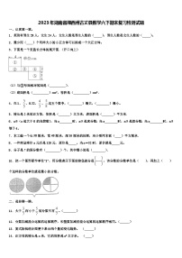 2023年湖南省湘西州古丈县数学六下期末复习检测试题含解析