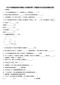 2023年湖南省株洲市荷塘区六年级数学第二学期期末学业质量监测模拟试题含解析