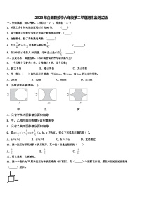 2023年白朗县数学六年级第二学期期末监测试题含解析