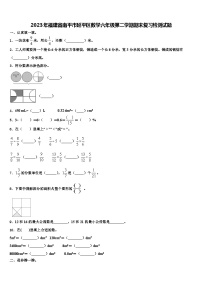 2023年福建省南平市延平区数学六年级第二学期期末复习检测试题含解析