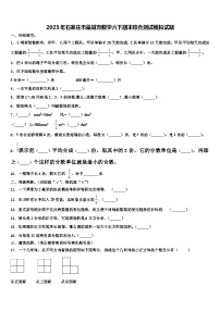 2023年石家庄市藁城市数学六下期末综合测试模拟试题含解析