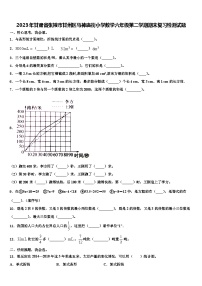 2023年甘肃省张掖市甘州区马神庙街小学数学六年级第二学期期末复习检测试题含解析