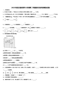 2023年航空港区数学六年级第二学期期末质量检测模拟试题含解析