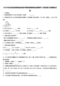 2023年红河哈尼族彝族自治州金平苗族瑶族傣族自治县数学六下期末复习检测模拟试题含解析