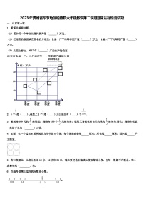 2023年贵州省毕节地区纳雍县六年级数学第二学期期末达标检测试题含解析