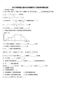 2023年贵州省六盘水市水城县数学六下期末联考模拟试题含解析