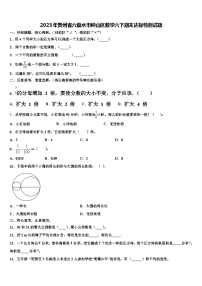 2023年贵州省六盘水市钟山区数学六下期末达标检测试题含解析