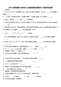 2023年贵州省铜仁地区印江土家族苗族自治县数学六下期末检测试题含解析