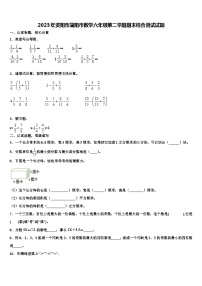 2023年资阳市简阳市数学六年级第二学期期末综合测试试题含解析