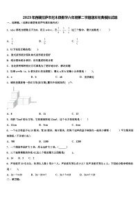 2023年西藏拉萨市尼木县数学六年级第二学期期末经典模拟试题含解析