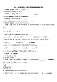 2023年西藏数学六下期末质量跟踪监视模拟试题含解析