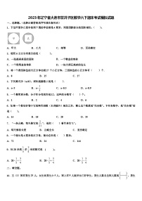 2023年辽宁省大连市甘井子区数学六下期末考试模拟试题含解析