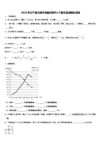 2023年辽宁省沈阳市浑南区数学六下期末监测模拟试题含解析