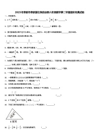 2023年阜新市阜新蒙古族自治县六年级数学第二学期期末经典试题含解析