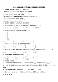 2023年隆昌县数学六年级第二学期期末质量检测试题含解析